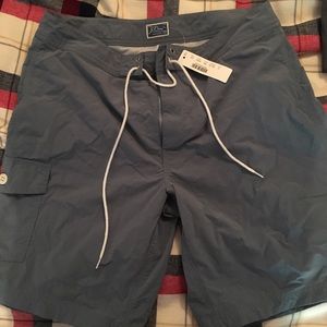 Blue JCrew swim shorts